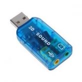 Placa de Som USB 3D 5.1 |audio com excelente som|